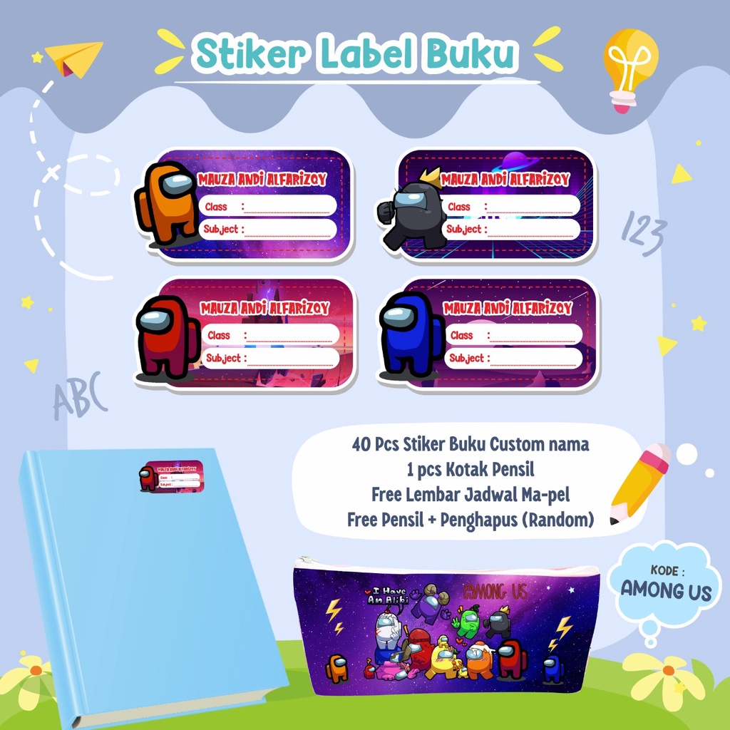 

Sticker Label Buku