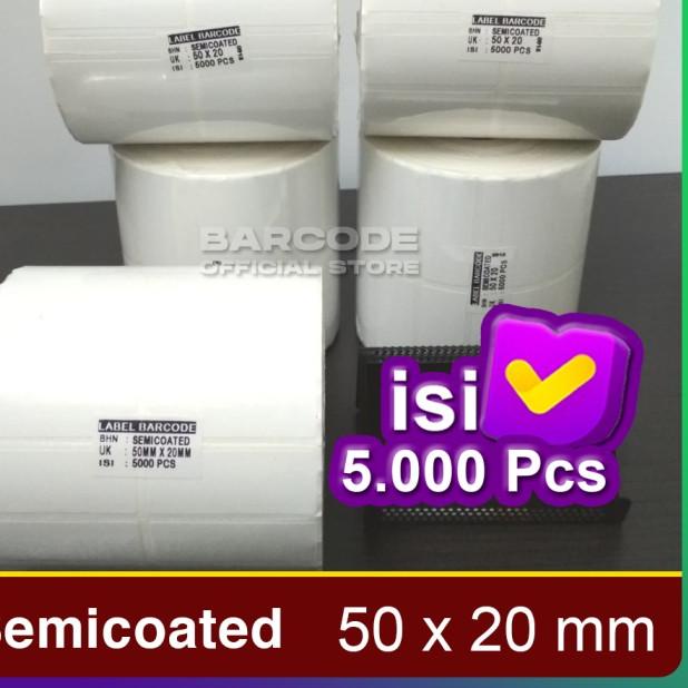 

LABEL BARE 50 X 20 (2 LINE) KERTAS STICKER LABEL SEMICOATED KK