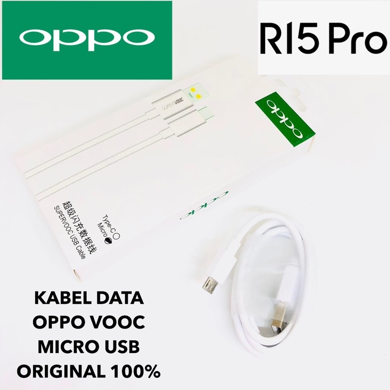 Kabel data oppo ori r15pro 65w micro for android smartphone Promo Sen