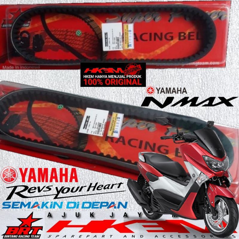 V-Belt Racing BRT 2DP Yamaha Nmax 150 Old Nmax New Nmax 155 New V-Belt Racing Original BRT