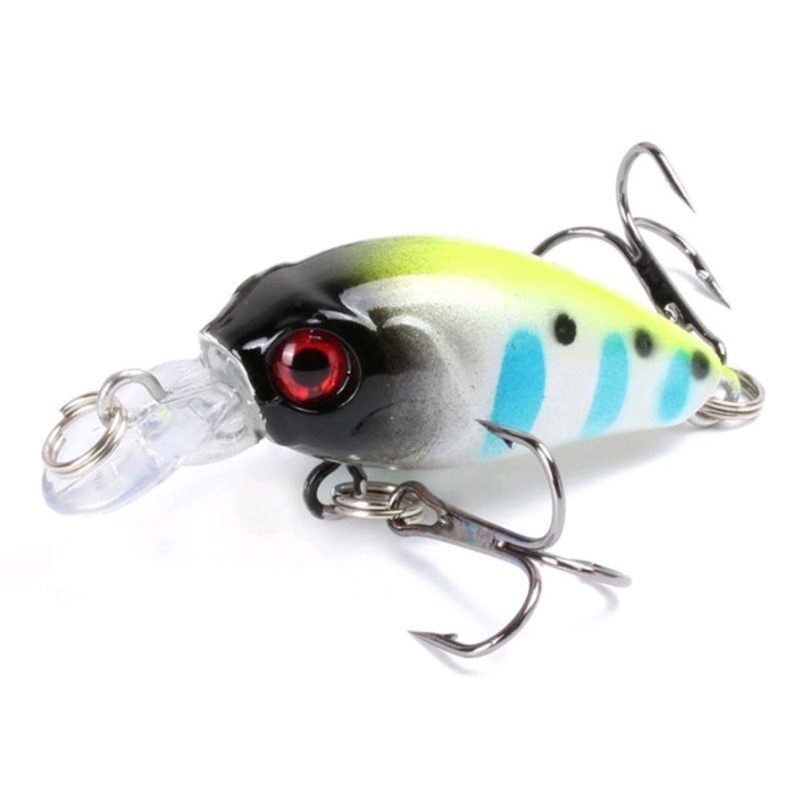 Mini Crankbait 4,5 cm 4,2 gram Umpan casting Ikan Kerapu