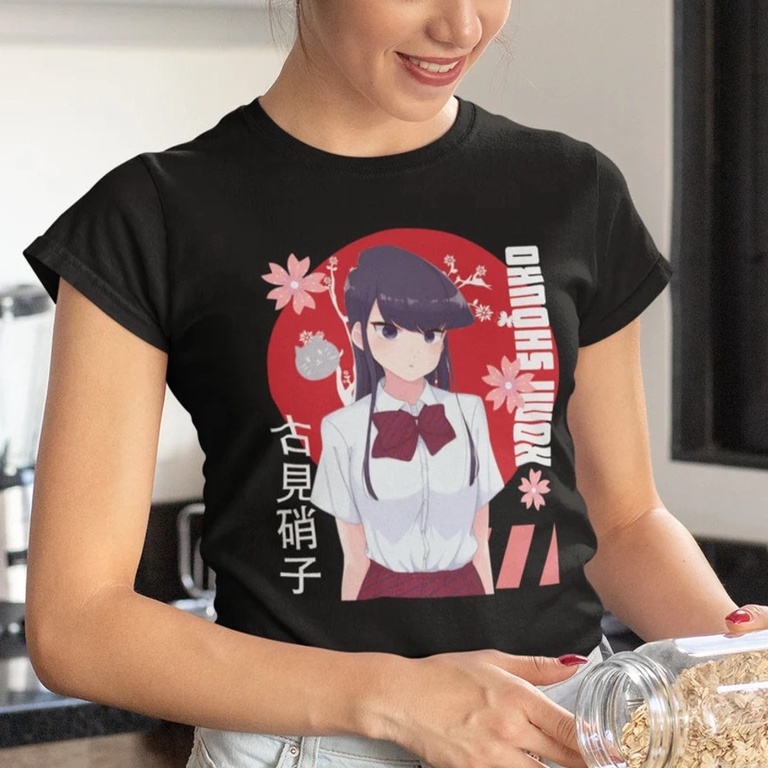 Tshirt Komi San Anime Manga Komi Shouko Komi-san wa Komyushou Desu Anime Manga Premium Unisex