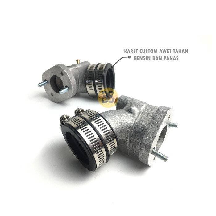 INTAKE MANIFOLD MANIPOL MIO UNTUK KARBU PE 32 PE 34 PWK 32 PWK 34