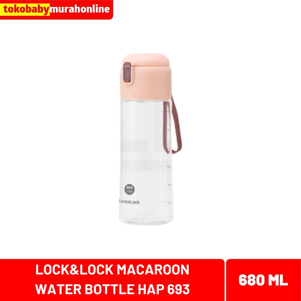 LOCK&amp;LOCK HAP 693 MACAROON WATER BOTTLE 680ML
