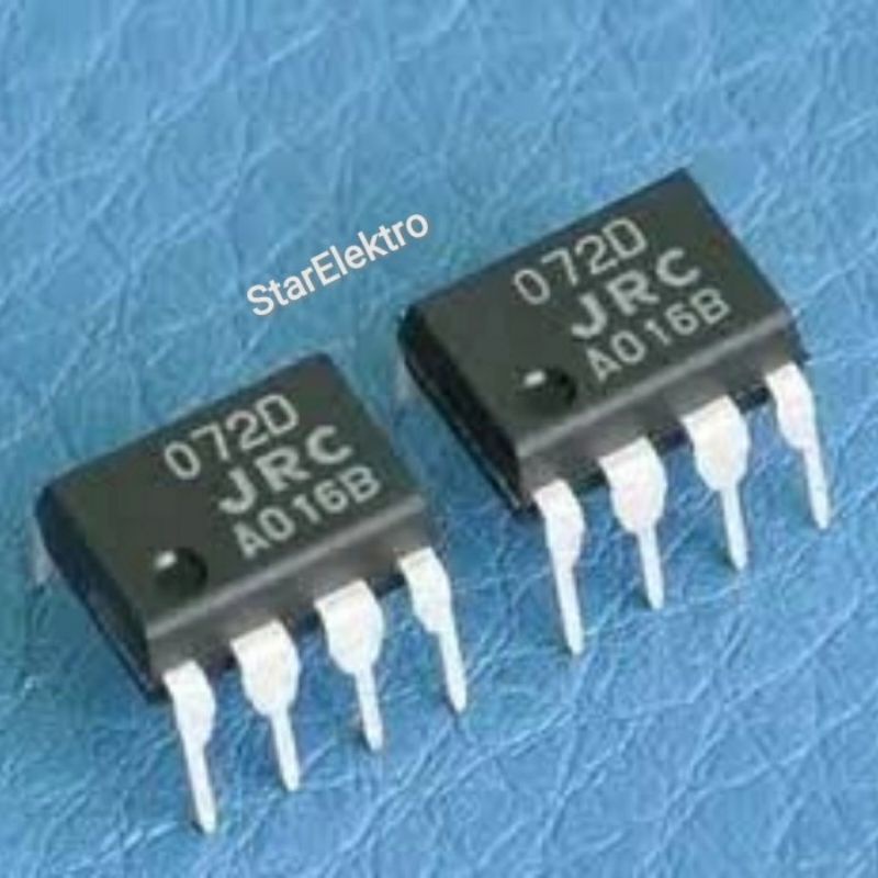 JRC072D NJM072D 072D JRC IC Dip-8 Low Noise J-Fet Dual Amplifier