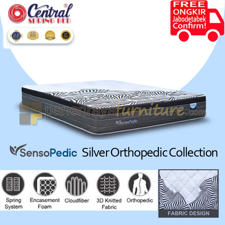 Jual Central Springbed Sensopedic 27cm Silver Orthopedic