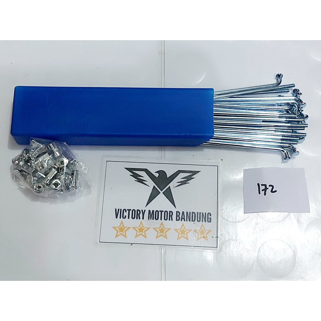 Ruji Jari Jari Roda Depan Size 172 Suzuki Smash Shogun 110 125 Ring 17 Merek Lokal