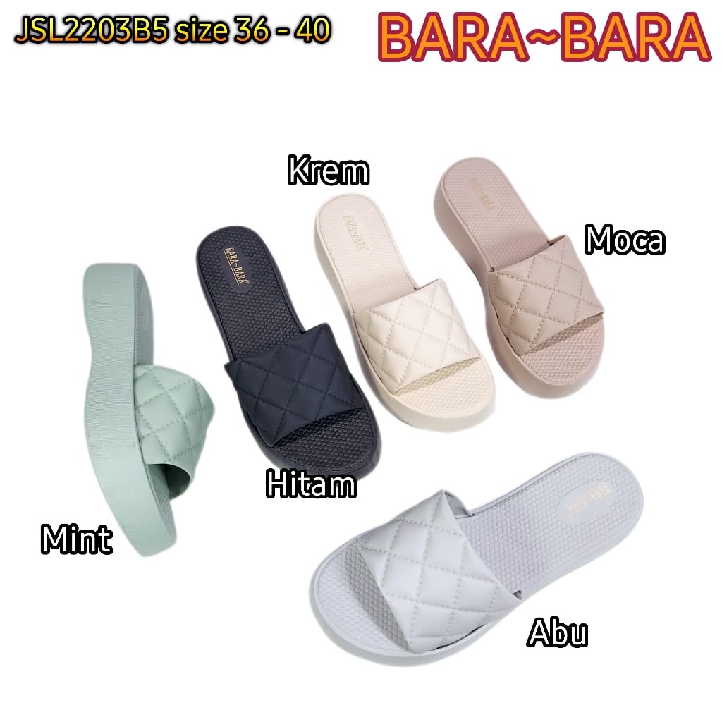 jelly sandal karet wanita bara bara selop murah import barabara cewek JSL2203B5