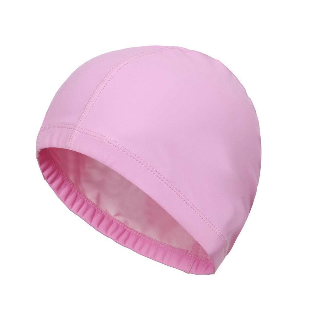 Topi Renang Olahraga Anti Air Protect Hair Topi Pria/ Wanita Dewasa PU Elastis Renang