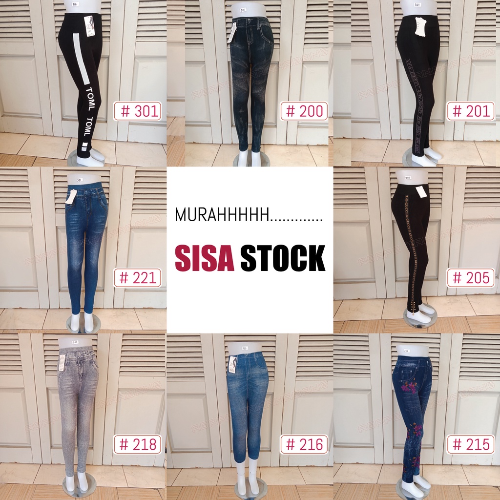 LEGGING MURAH - SISA STOCK - LEGGING SUPER MURAH - SALE MURAH