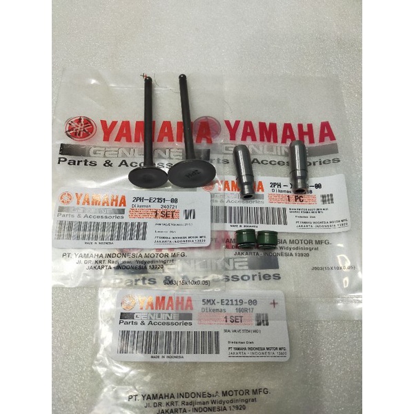 PAKET BOSH KLEP PAYUNG KLEP SEAL KLEP MIO M3 MIO Z MIO S MIO SOUL GT 125cc