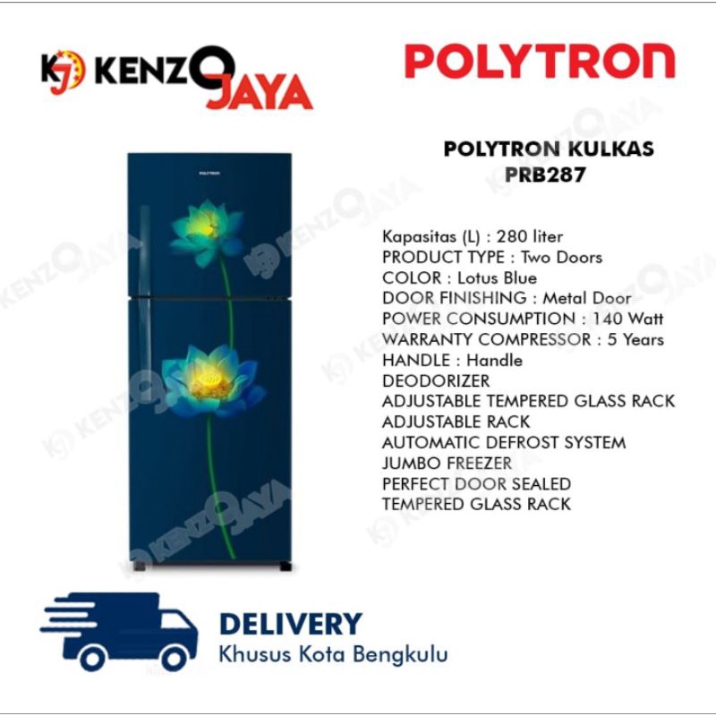 kulkas Polytron PRB 287