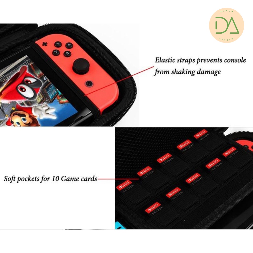 Nintendo Switch Case Airfoam Red/Blue/Mario