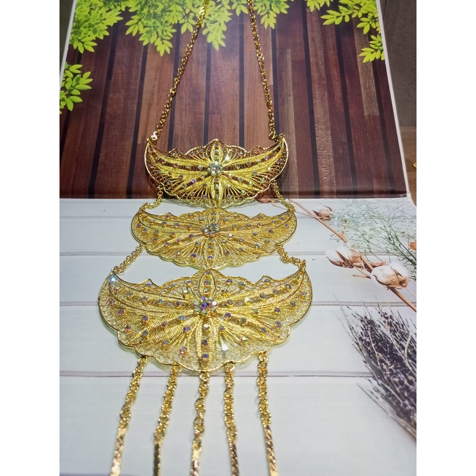 Kalung Papan Jajar | Kalung Pengantin Pria Adat Lampung