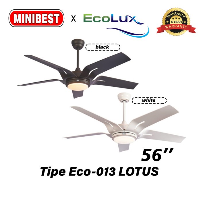 MB Kipas Angin Lampu Gantung Ecolux tipe Eco-013 LOTUS