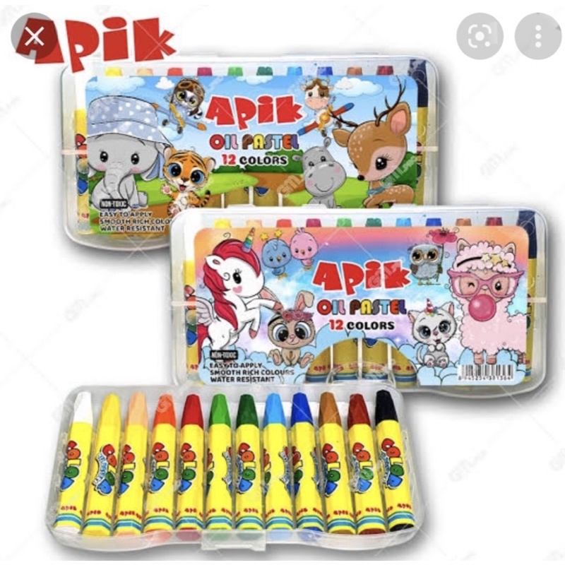

CRAYON APIK MURAH 12 WARNA OIL PASTEL