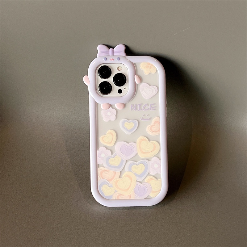 Soft Case Bening Desain Krim 3D Untuk iPhone 11 12 13 14 Pro Max 6s 6 Plus 7 8 Plus XR X XS Max SE 2020 2022 14 Plus