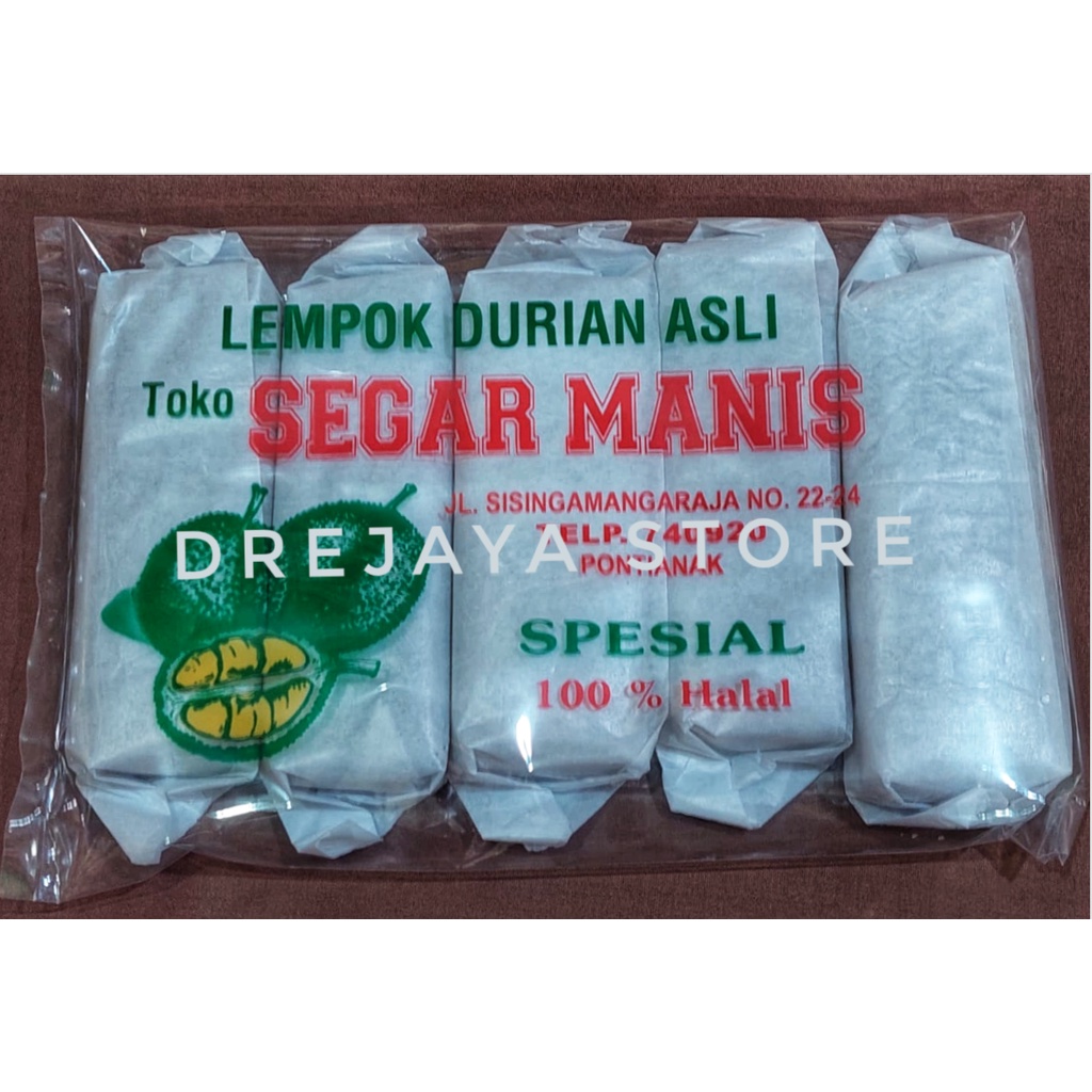 

Lempok Durian / Dodol Durian Asli Segar Manis Pontianak (Uk. Besar)