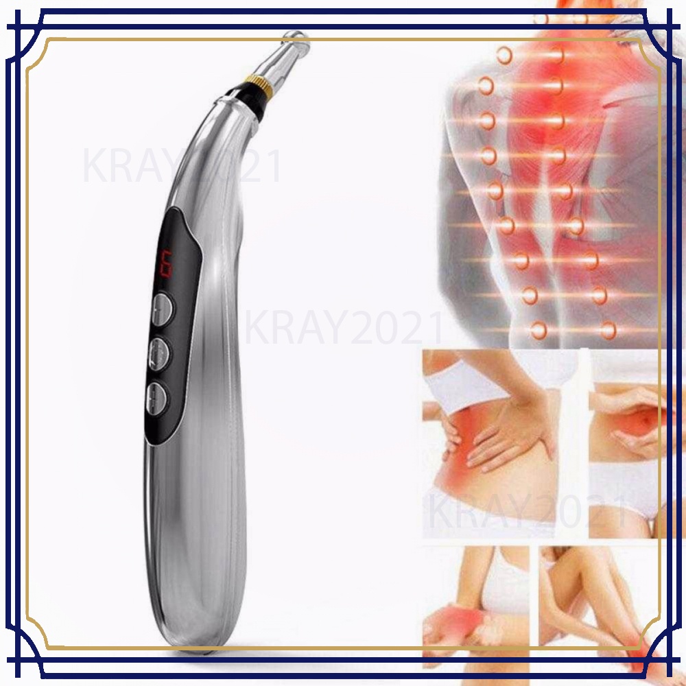 Alat Akupuntur Magnetic Therapy Pen Massager 9 Gears - HL250