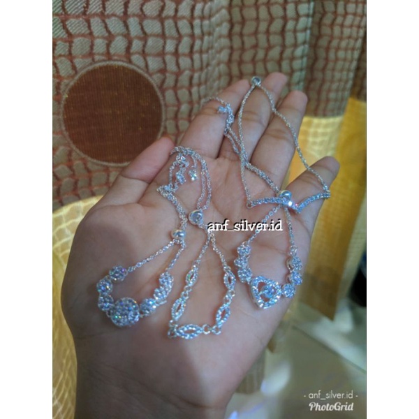 Gelang serut wanita perak 925