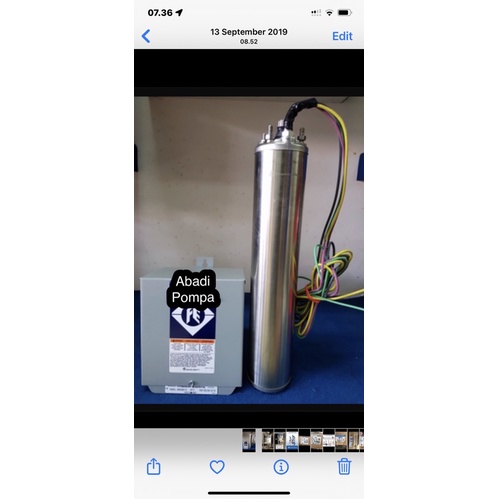 motor submersible 3 hp 220 volt dan motor saja