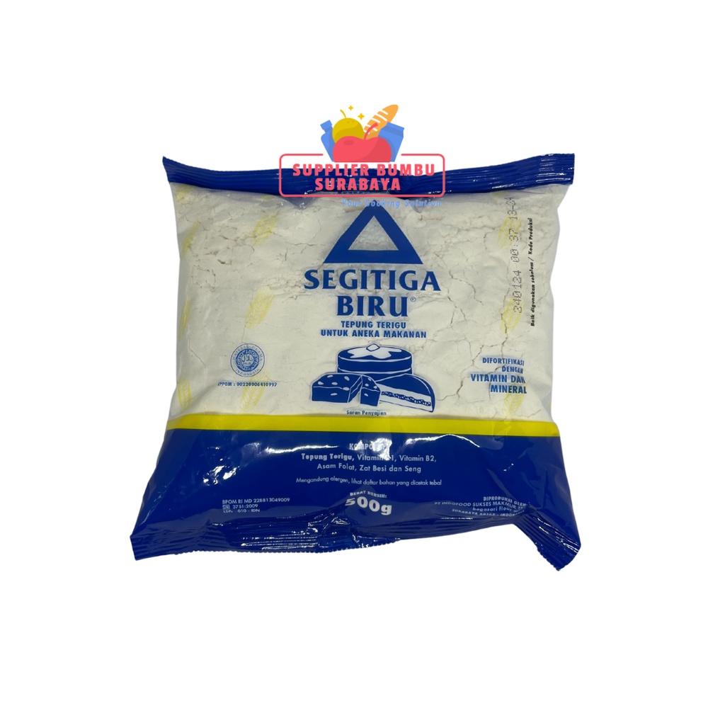 Tepung Terigu Segitiga Biru Bogasari 500g