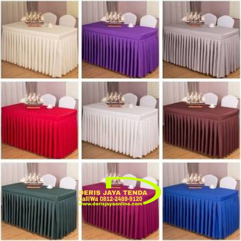 Cover meja pesta 180x60x75