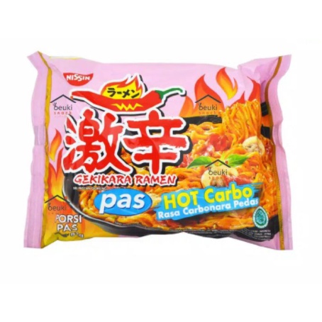 

NISSIN GEKIKARA RAMEN HOT CARBO 81GR