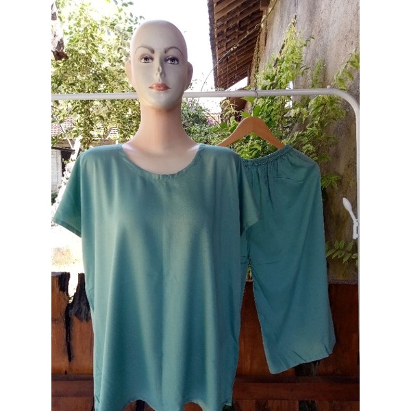 Babydoll celana 7/8 rayon