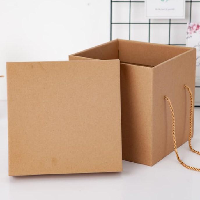 

[PRODUK DZJIM] box polos hampers box parcel kue kering, box paket makanan JH9