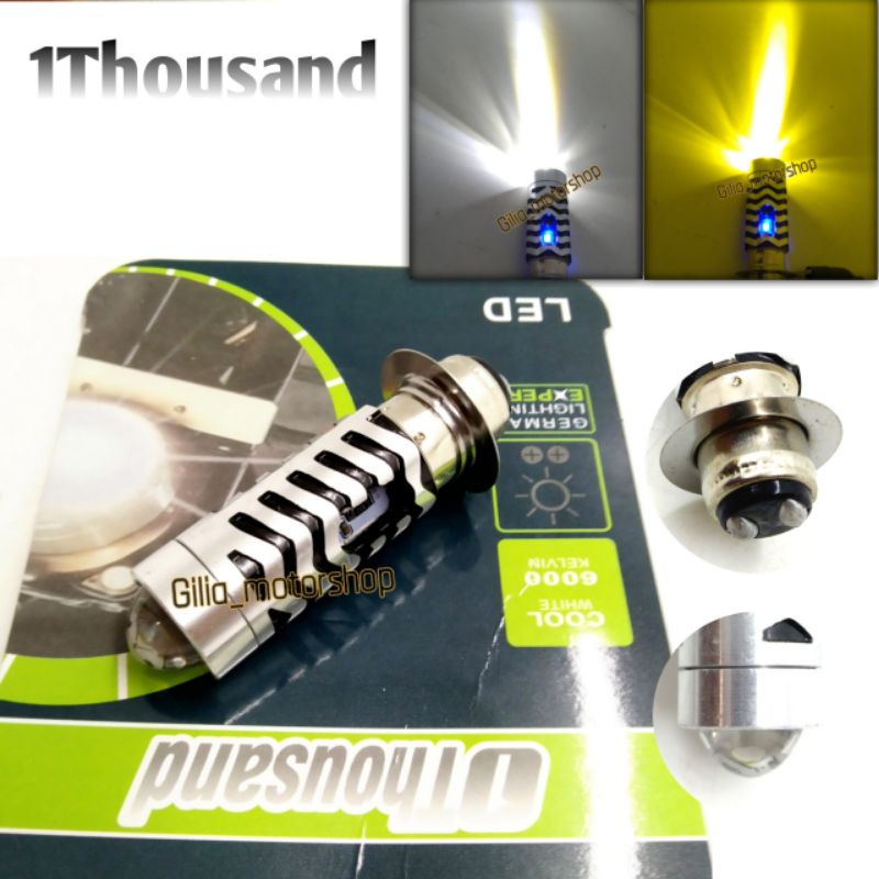 Lampu tembak Laser full besi 1 thousand 2D plus kipas pendingin 24 Watt universal