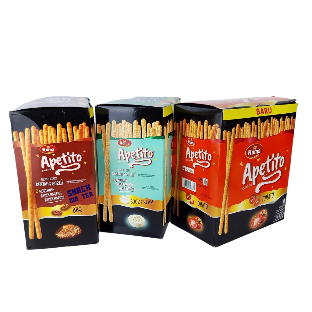 

Roma Apetito Biskuit Stick BOX - Netto 12 bks x 18gr