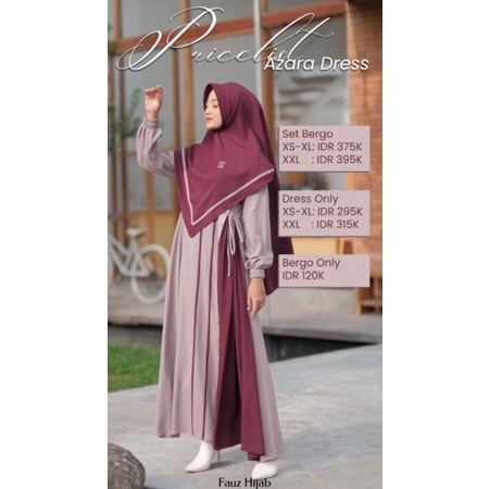 Azara dress by fauz hijab