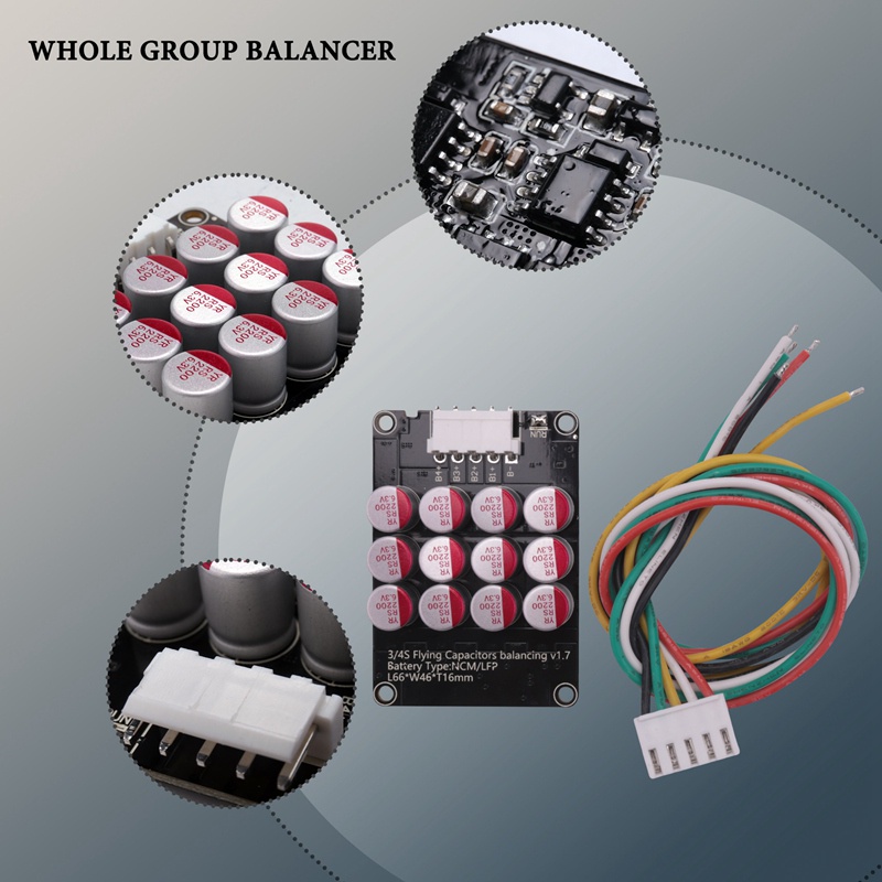 4s 5A Seluruh Grup Balancer Active BMS Board Lithium Lipo Lifepo4 Baterai Equalizer Transfer Energi