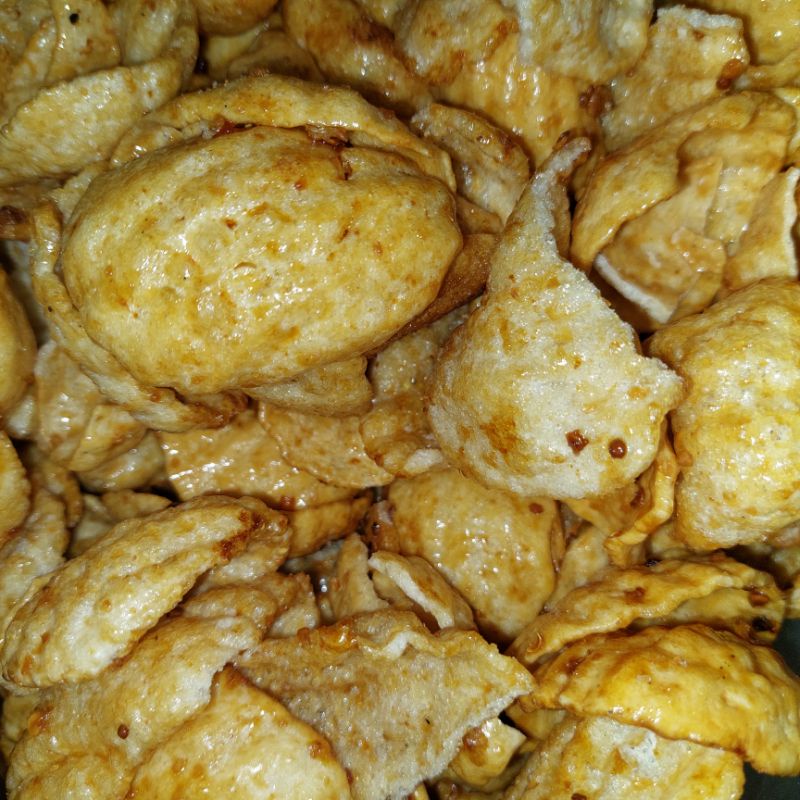 KRUPUK PUYUR PEDAS MANIS 250gram CAMILAN SNACK KILOAN MURAH ALMA.SNACK