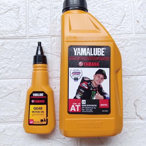 PAKET YAMALUBE MATIC 800ml &amp; GEAR 100ml / Oli Yamalube Matic 800 ML dan Oli Gardan Yamalube 100 ML