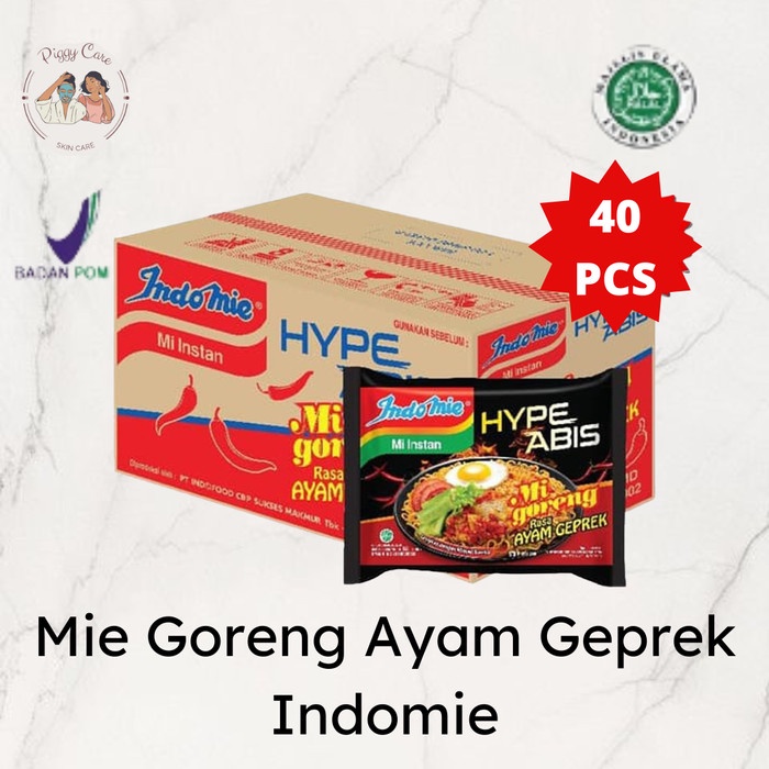 

INDOMIE AYAM GEPREK 1DUS Mie Instan Mi Geprek Hype Abis! 85gram