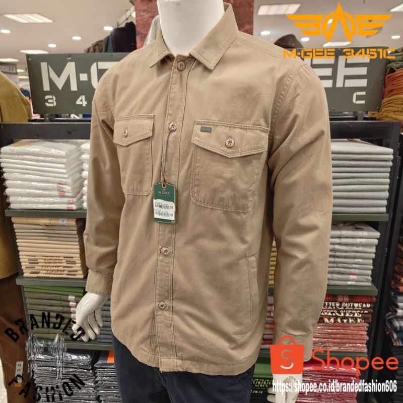 MGEE KEMEJA SEMI JAKET NORTH C003 DK KHAKY