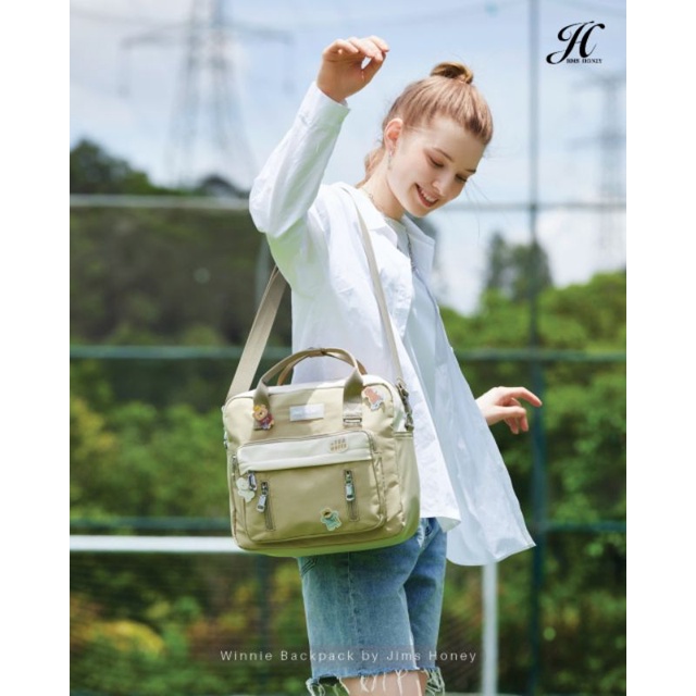 Tas Ransel Selempang Jims honey Winnie Plus Backpack Tas besar