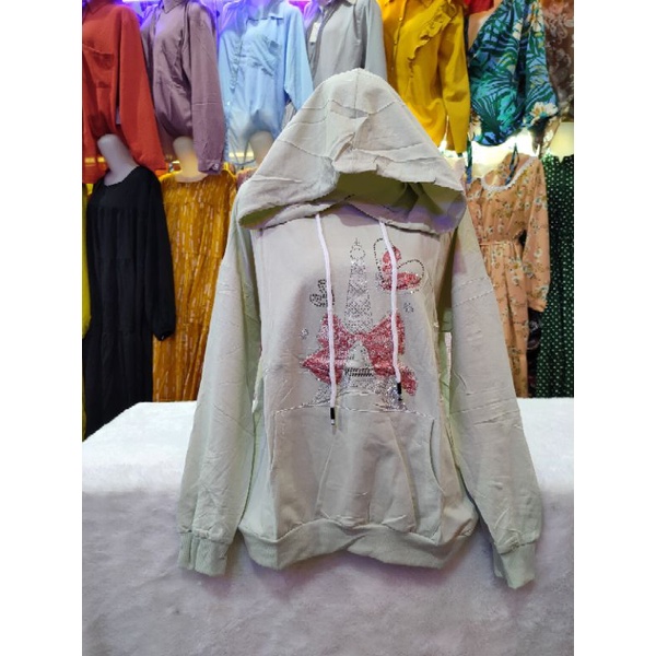 sweater Hoodie wanita kaos import