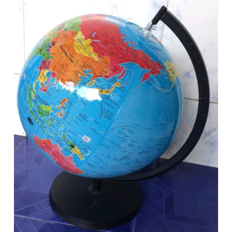 Edukasi Anak kecil Globe / Bola Dunia / Bola Globe / Peta Dunia model terbaru
