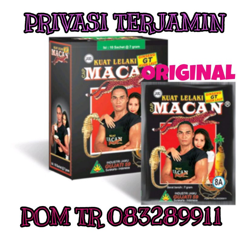 Macan Gujati GT Original Serbuk Herbal Alami 1 Sachet