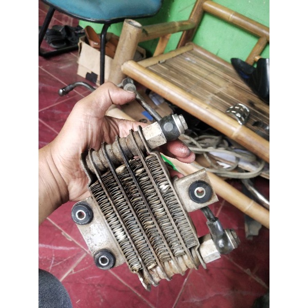 oil cooler Trail Hyosung rx 125 monstrac karion ori copotan buat cb gl megapro tiger scorpio dll