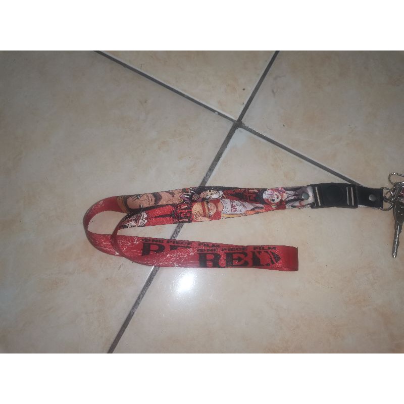 

lanyard one piece red