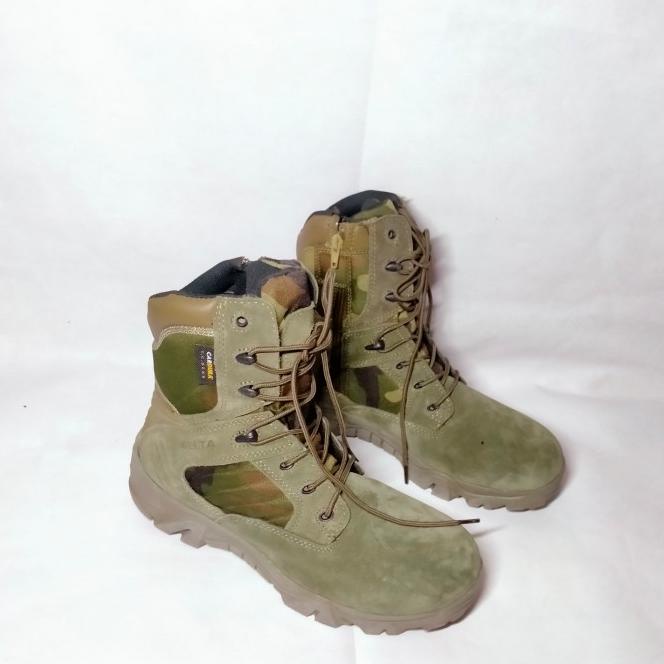 Sepatu Delta Hijau 8Inch / Sepatu Boots Tactical Army