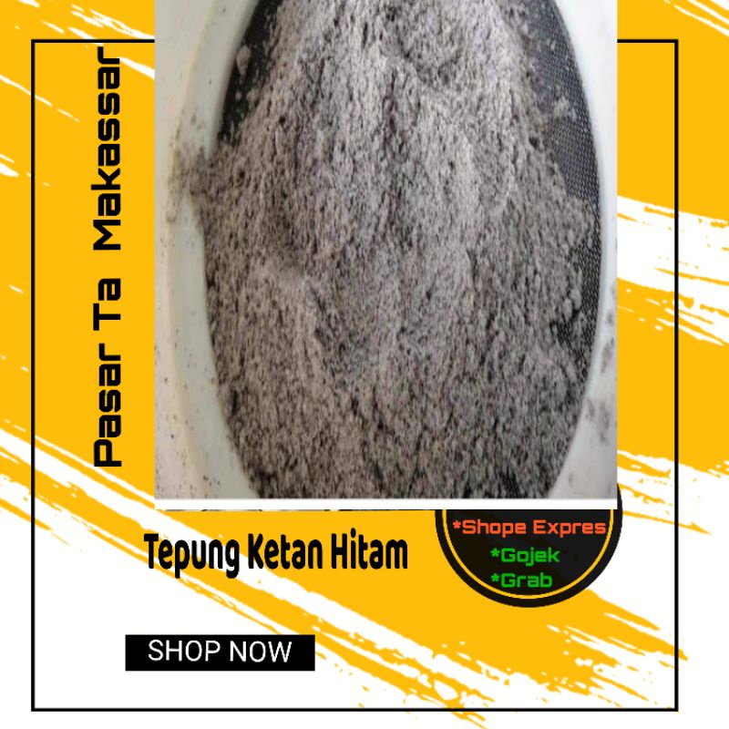 

500 gram Tepung Ketan Hitam / Pasar Ta Makassar