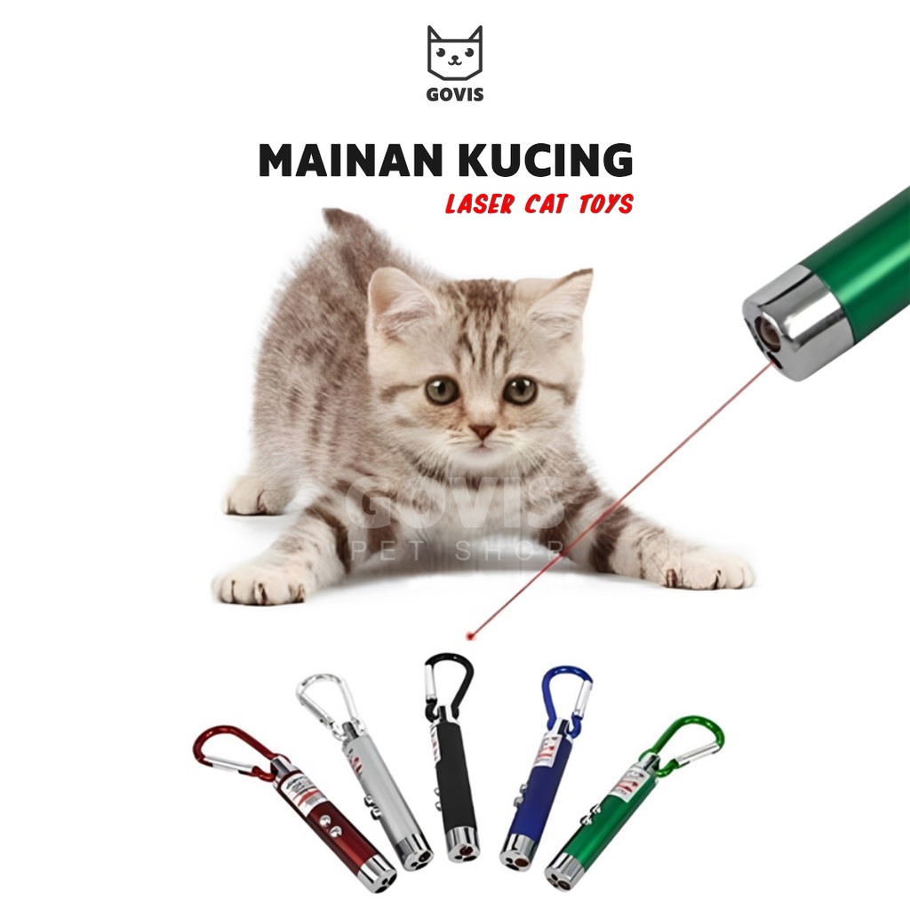 Govis Mainan Kucing Laser Cat Toys Laser Pointer Laser 3 In 1