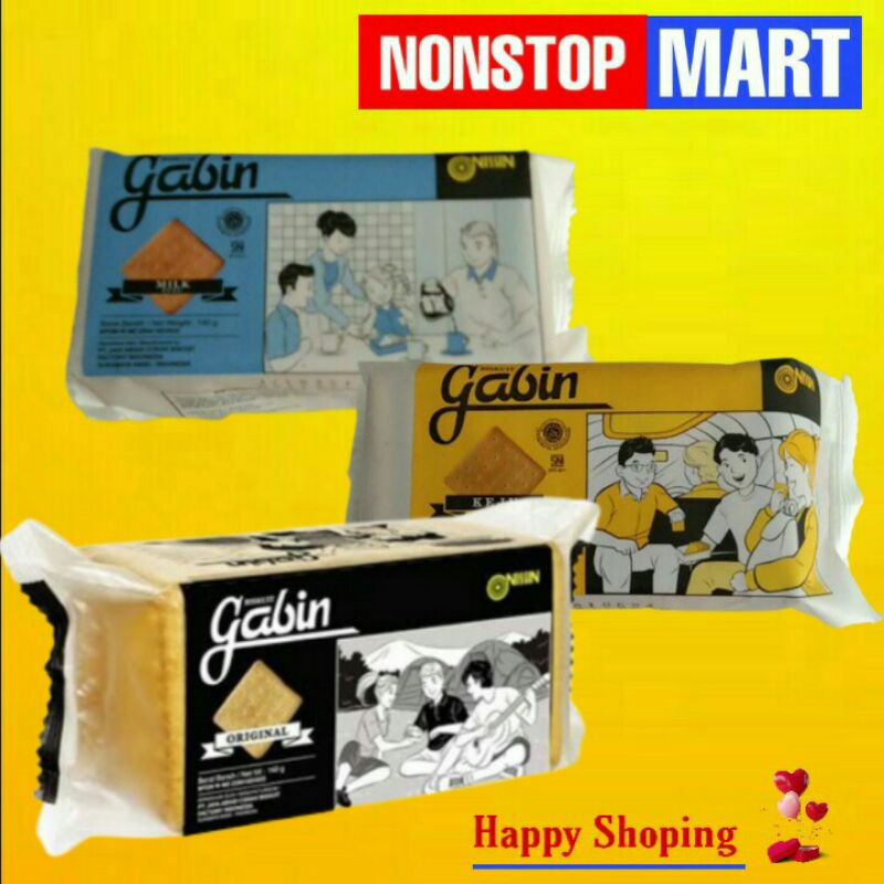 

NISSIN GABIN biskuit 140 gram