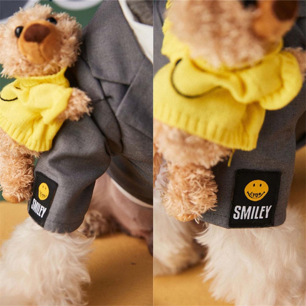 Timekey Jaket Hoodie Anjingkucing Peliharaan Bahan Plush Hangat Untuk Musim Semidingin C6M2