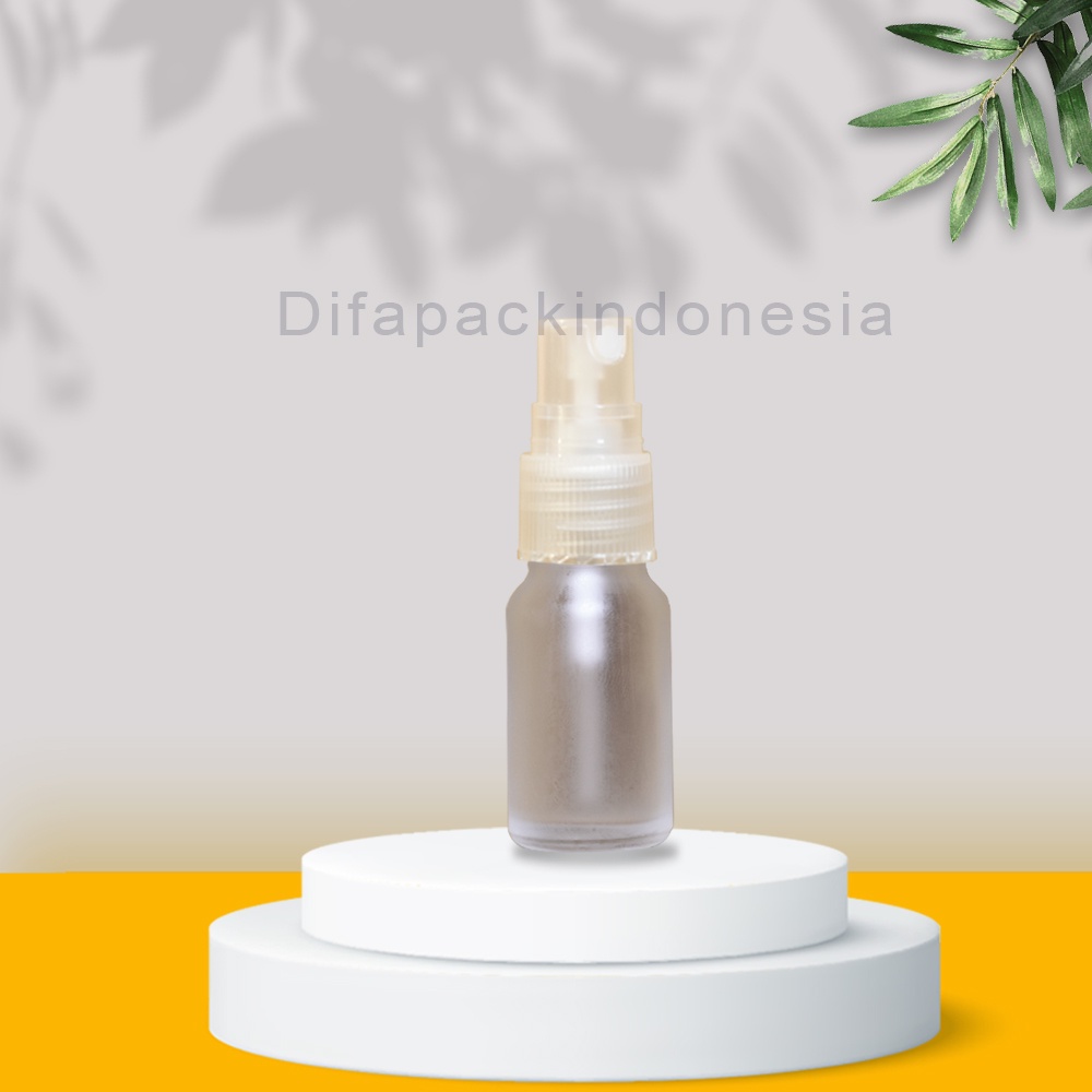 Botol Kaca Spray 10Ml Kaca Natural Frosted